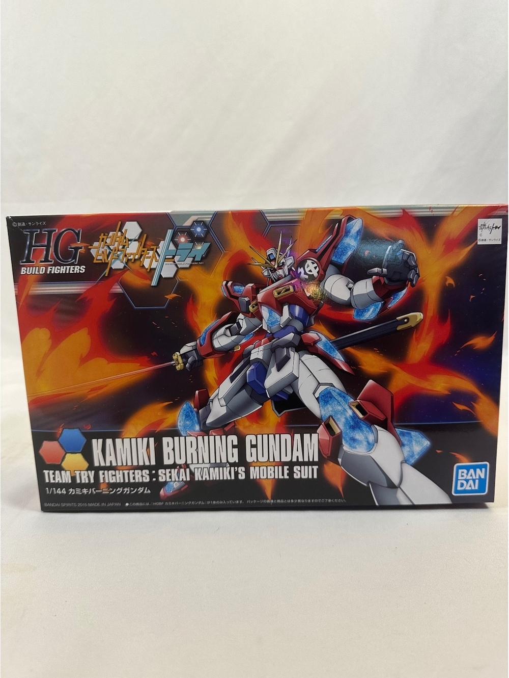 Bandai HG Build Fighters Kamiki Burning Gundam 1/144 Scale Model Kit